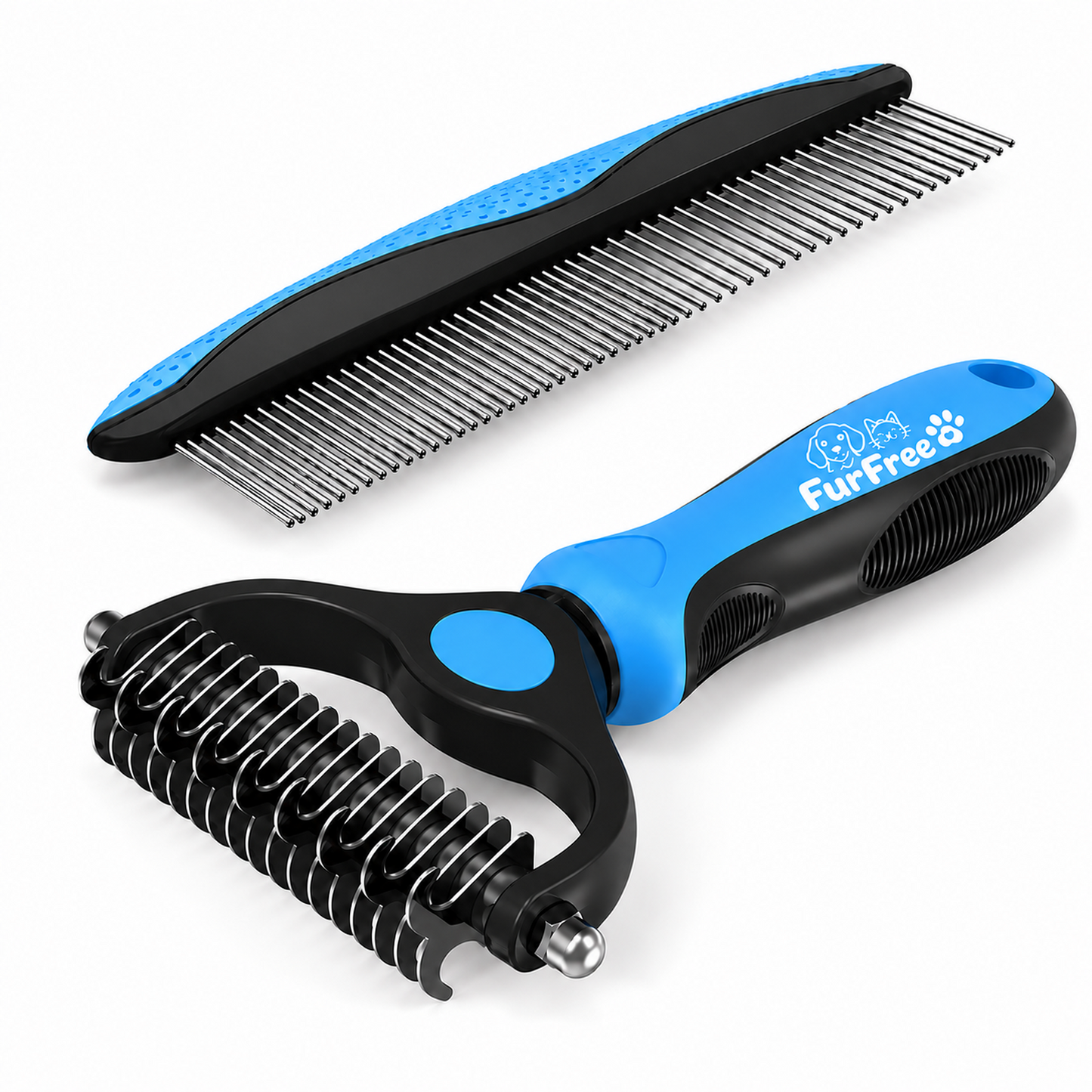 Deshedding Rake & Comb Set